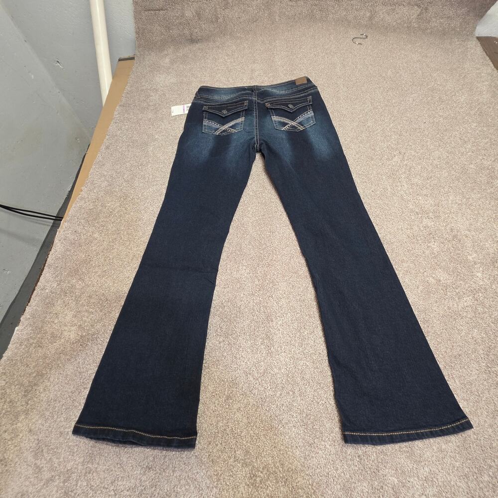 Indie Sleaze Y2K 2000s Wallflower Luscious Curvy Fit Bootcut Jeans sz 11 Indigo